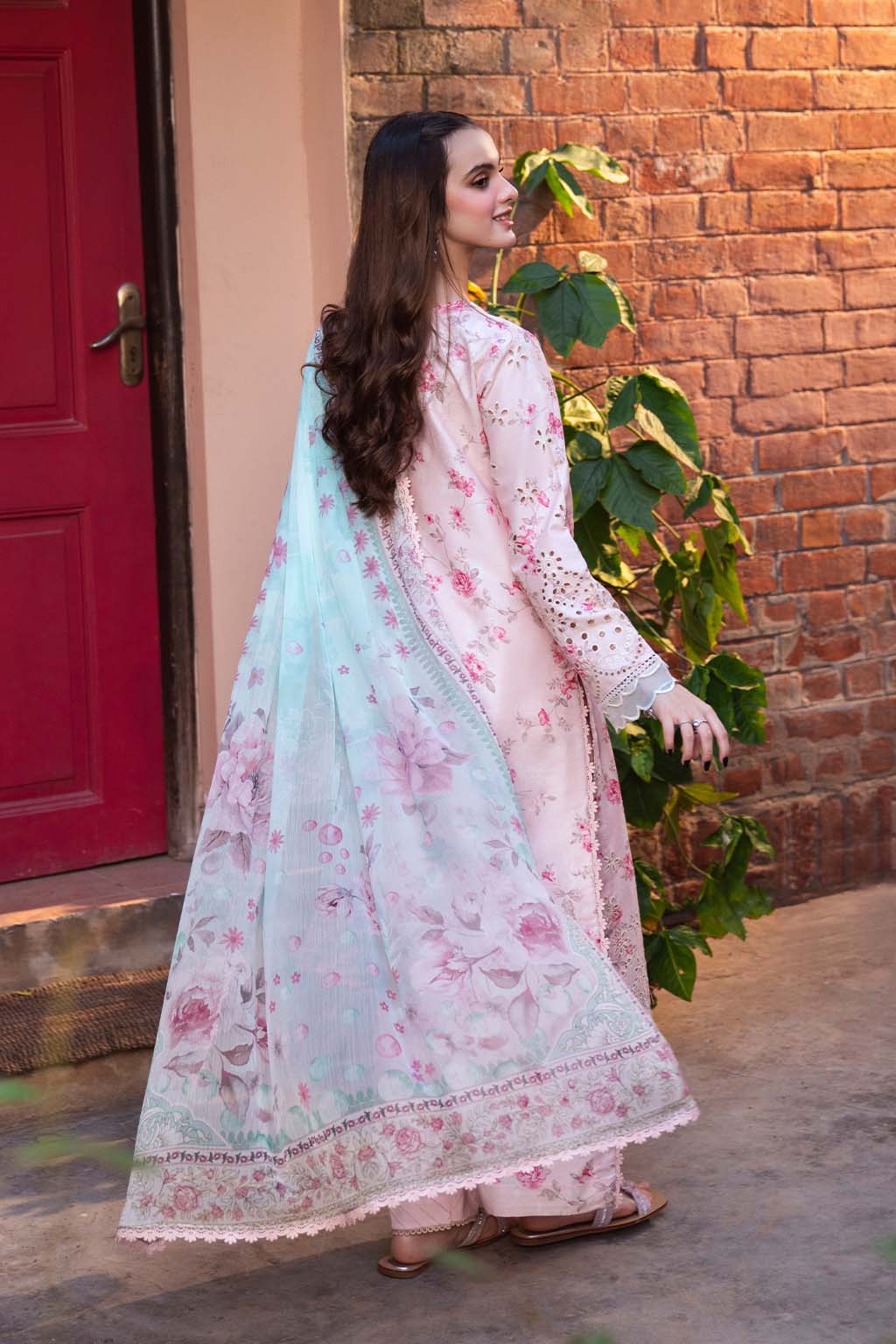 Neeshay | Summer Lines Printkari 25 | PECHE -  Neeshay Ladies Clothes - Original Designer Dress - House of Maryam