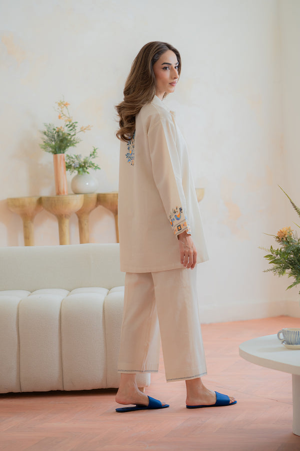 Sahar | Pret Essentials Winter 25 | Ivory Gleam-3