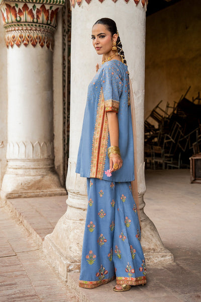 Charizma | Festive Pret | 3-PC Embroidered Raw Silk CMA-6-387
