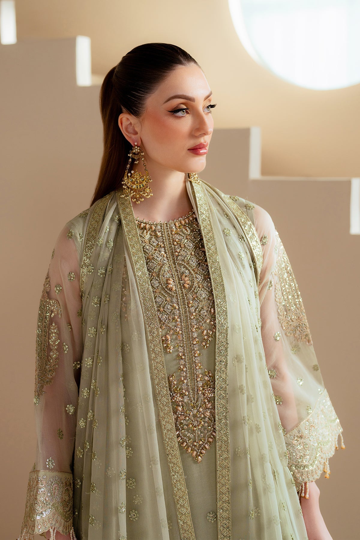 Alizeh | Aymal Chiffon | AF-BHM-4042-Alish -  Alizeh Ladies Clothes - Original Designer Dress - House of Maryam