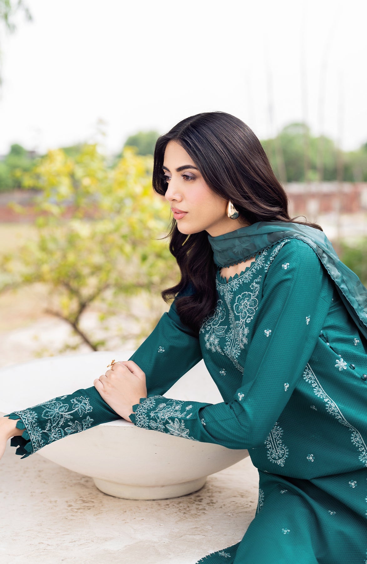 Zarif | Nura Textured Lawn 25 | NUSA -  Zarif Ladies Clothes - Original Designer Dress - House of Maryam