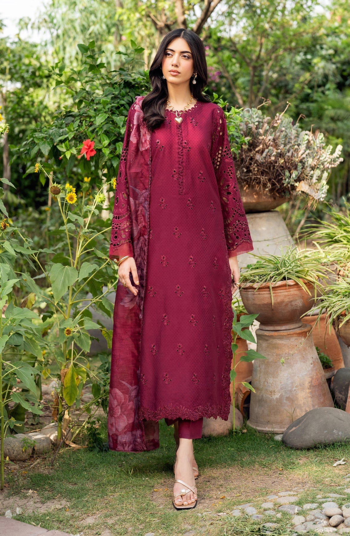 Zarif | Nura Textured Lawn 25 | MORICH -  Zarif Ladies Clothes - Original Designer Dress - House of Maryam