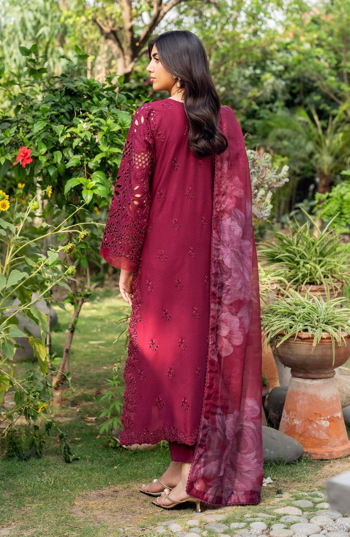 Zarif | Nura Textured Lawn 25 | MORICH -  Zarif Ladies Clothes - Original Designer Dress - House of Maryam