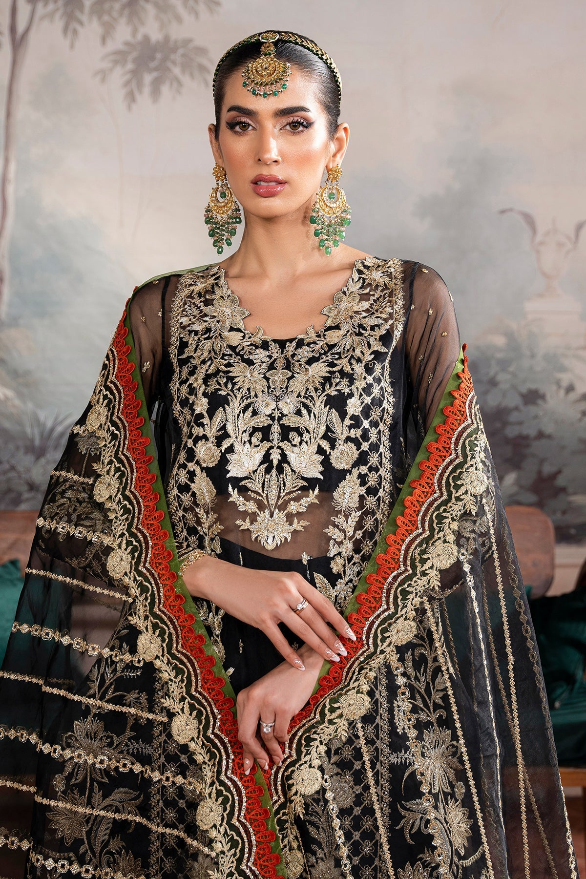 Inara | Aurelia Wedding Collection | Noir by Designer InaraClothing - House of Maryam - Pakistani Designer Ethnic Wear in {{ shop.shopifyCountryName }}