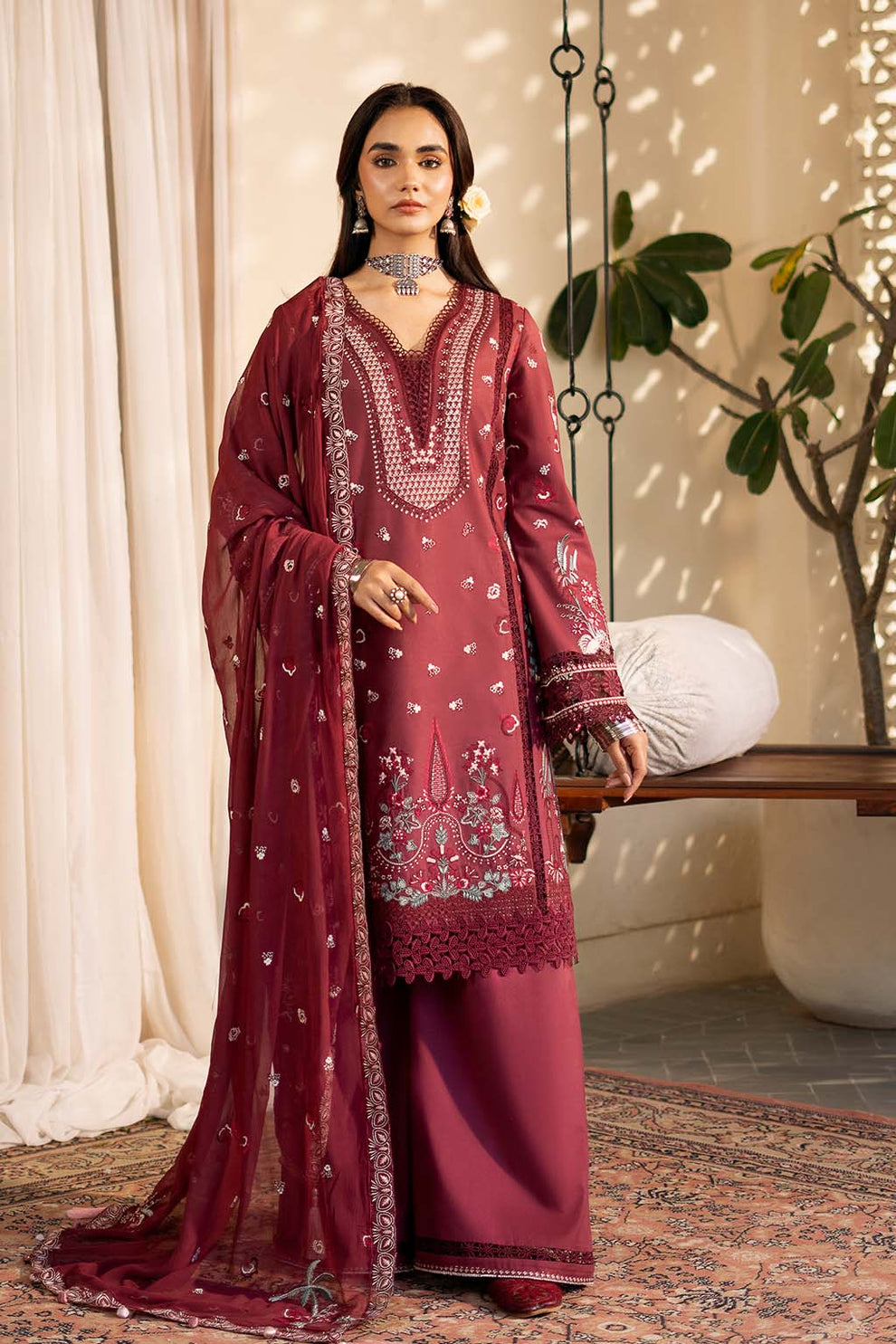 Zarposh | Sajni Lawn 25 | Nayirah -  Zarposh Ladies Clothes - Original Designer Dress - House of Maryam