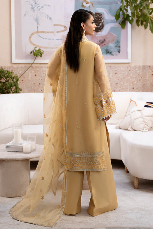 Zarposh | Elara Formals | Zard -  Zarposh Formal - Original Designer Dress - House of Maryam