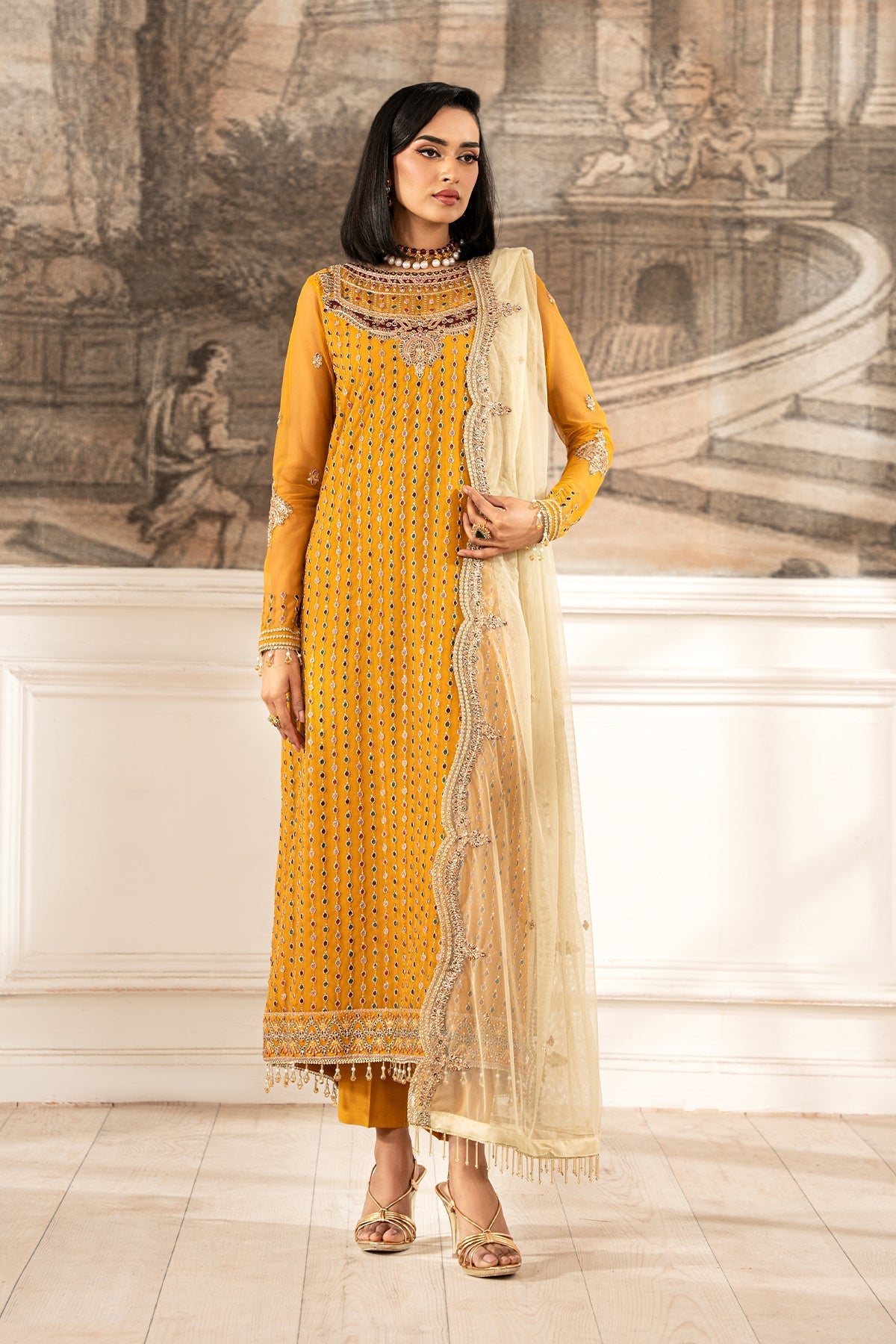 Zarif | Formal Edit 25 | ZFE-04 ELIZA -  Zarif Ladies Clothes - Original Designer Dress - House of Maryam