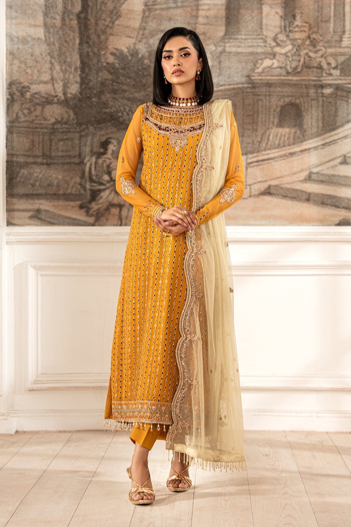 Zarif | Formal Edit 25 | ZFE-04 ELIZA -  Zarif Ladies Clothes - Original Designer Dress - House of Maryam