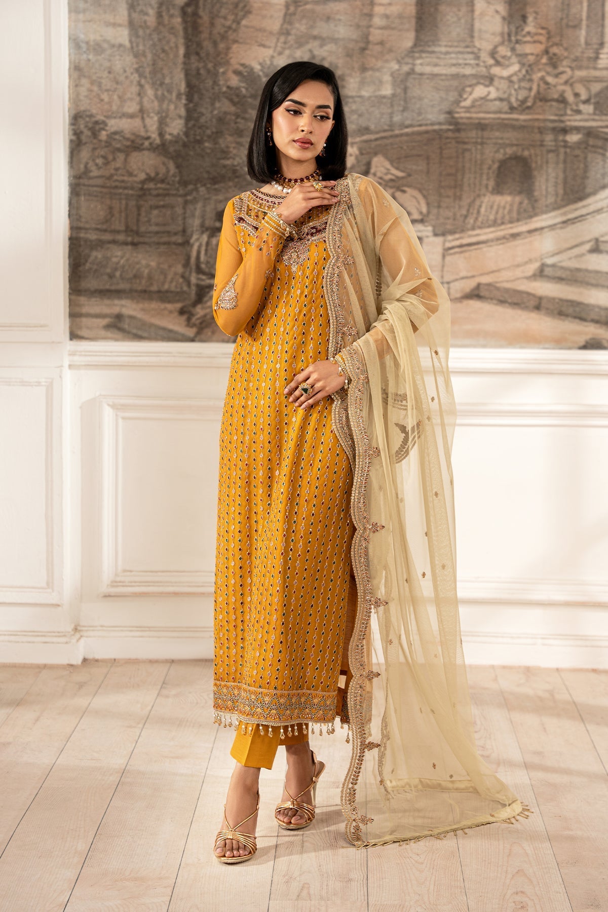 Zarif | Formal Edit 25 | ZFE-04 ELIZA -  Zarif Ladies Clothes - Original Designer Dress - House of Maryam