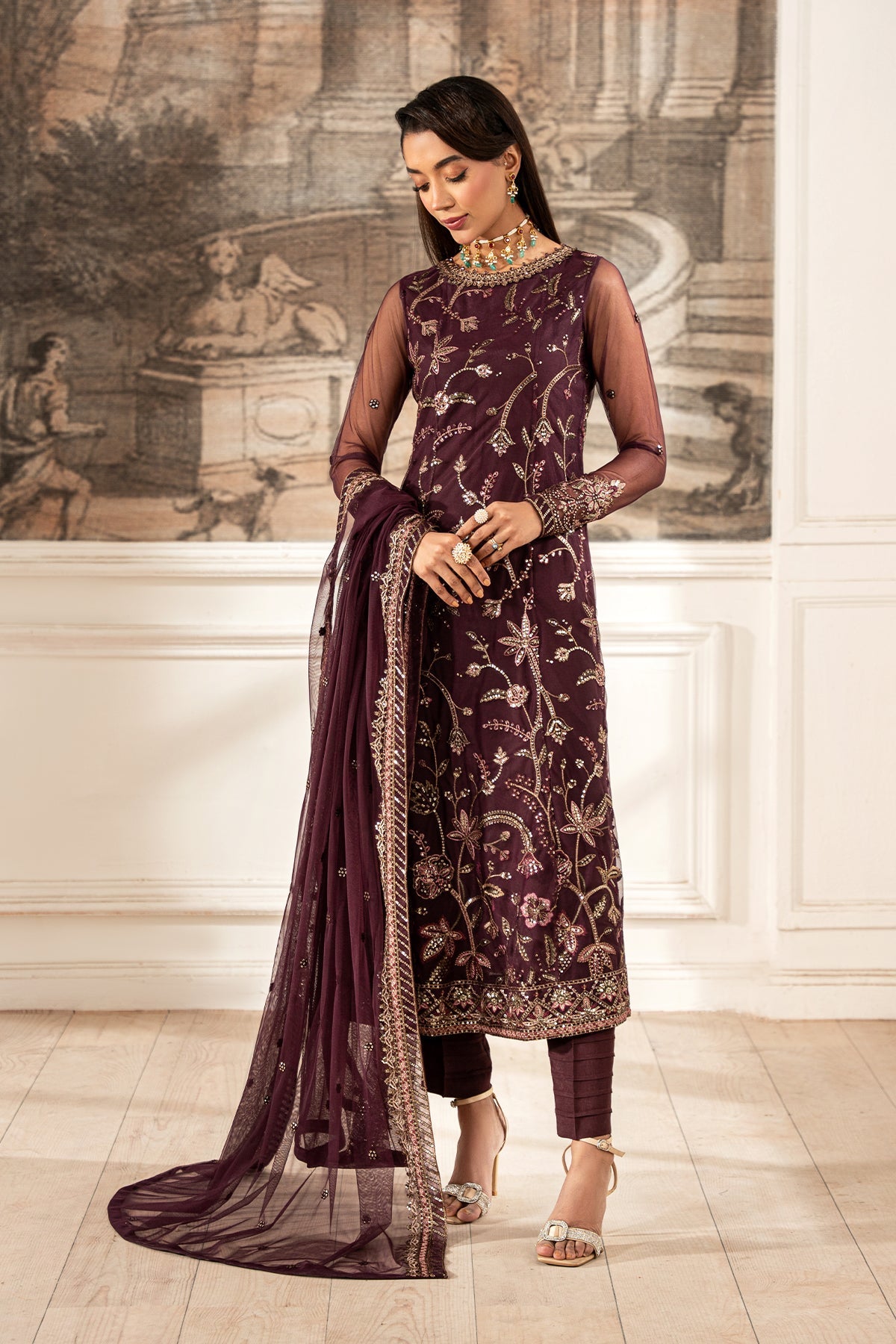 Zarif | Formal Edit 25 | ZFE-06 DAHLIA -  Zarif Ladies Clothes - Original Designer Dress - House of Maryam