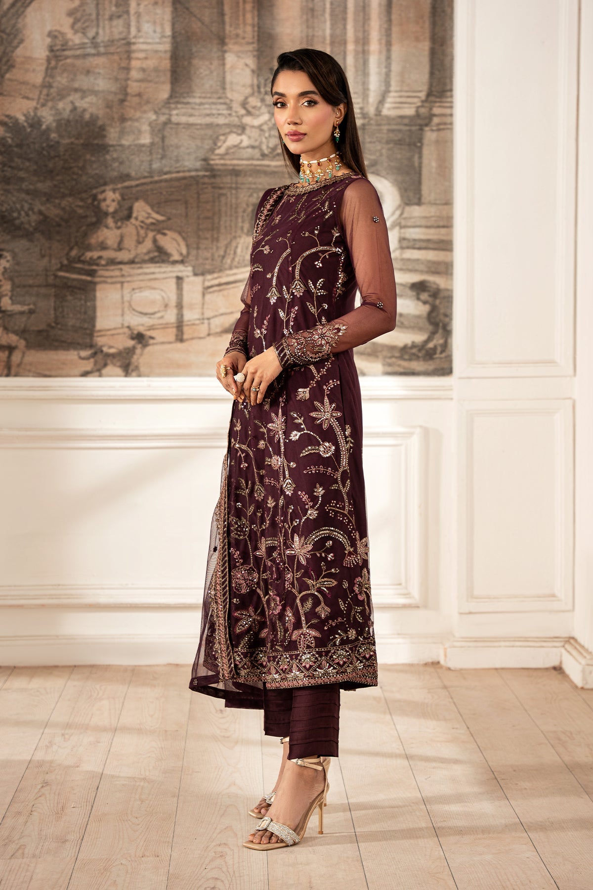 Zarif | Formal Edit 25 | ZFE-06 DAHLIA -  Zarif Ladies Clothes - Original Designer Dress - House of Maryam