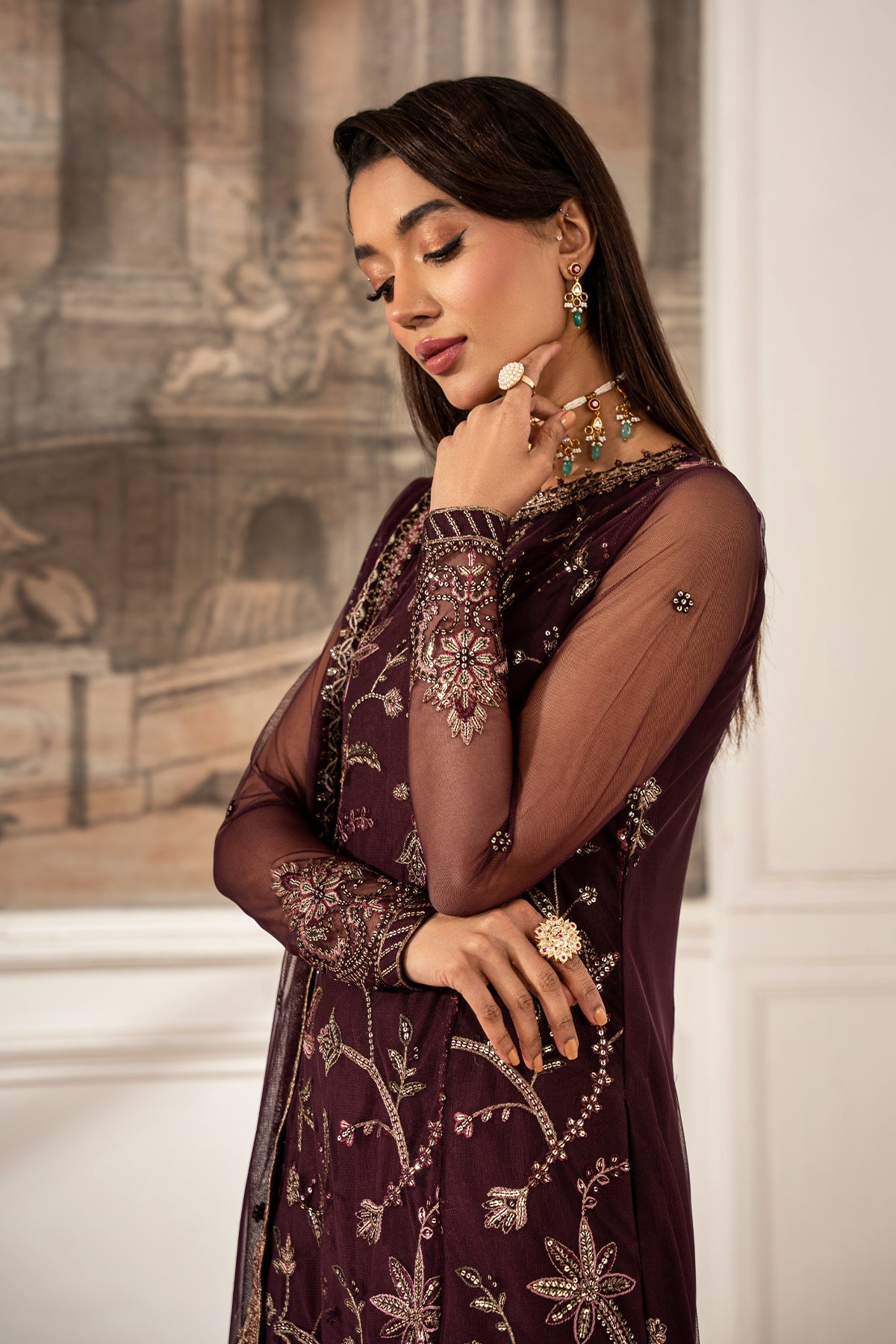 Zarif | Formal Edit 25 | ZFE-06 DAHLIA -  Zarif Ladies Clothes - Original Designer Dress - House of Maryam