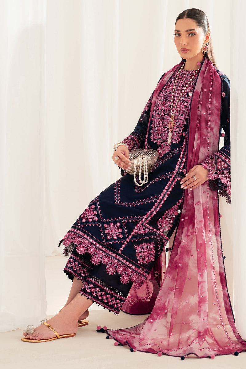 Jazmin | Iris Luxury Lawn 25 | IL'25-D01 -  Jazmin Ladies Clothes - Original Designer Dress - House of Maryam