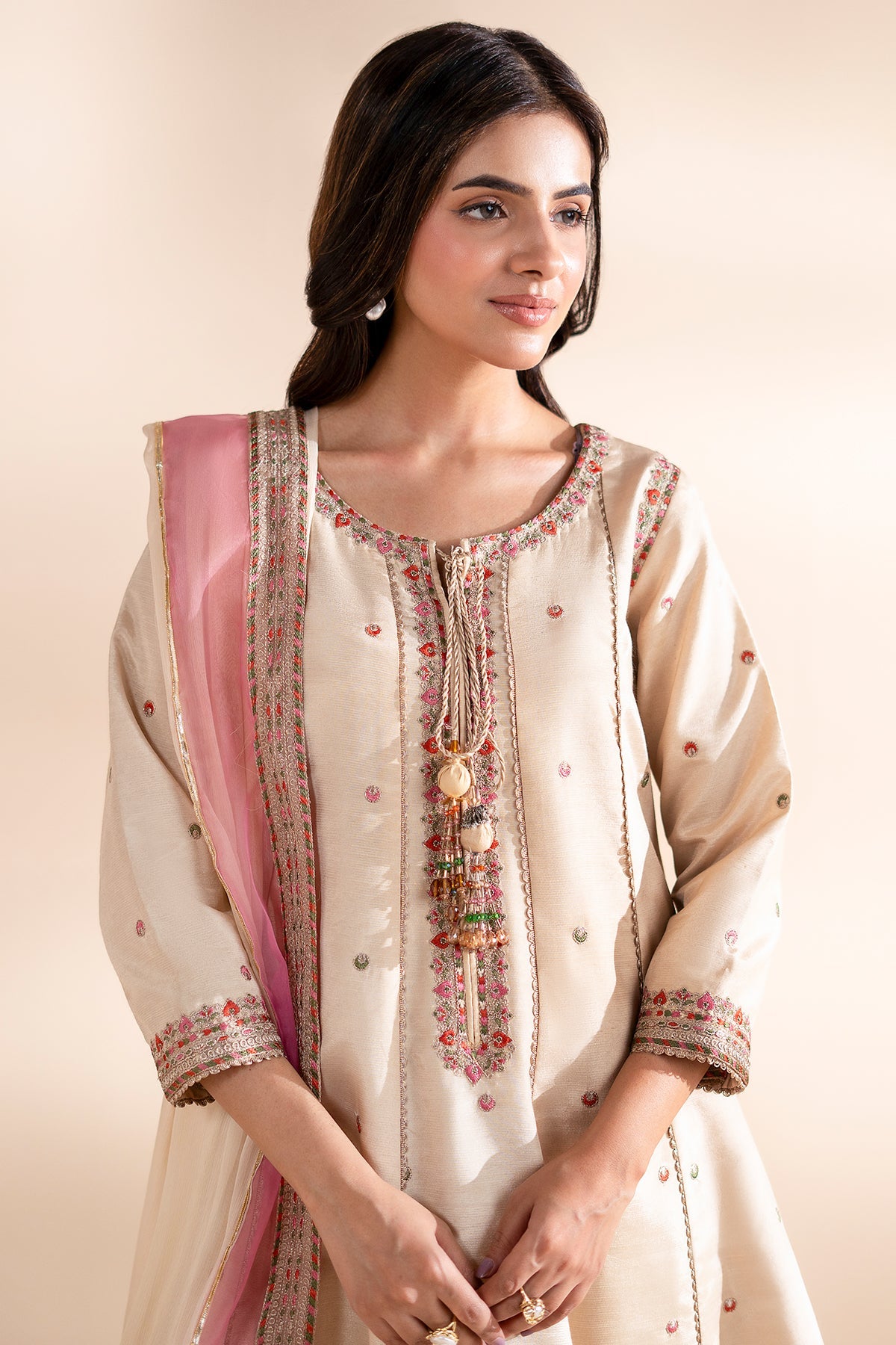 Charizma | Festive Pret | 3-PC Embroidered Silk CMA-6-390, image 2