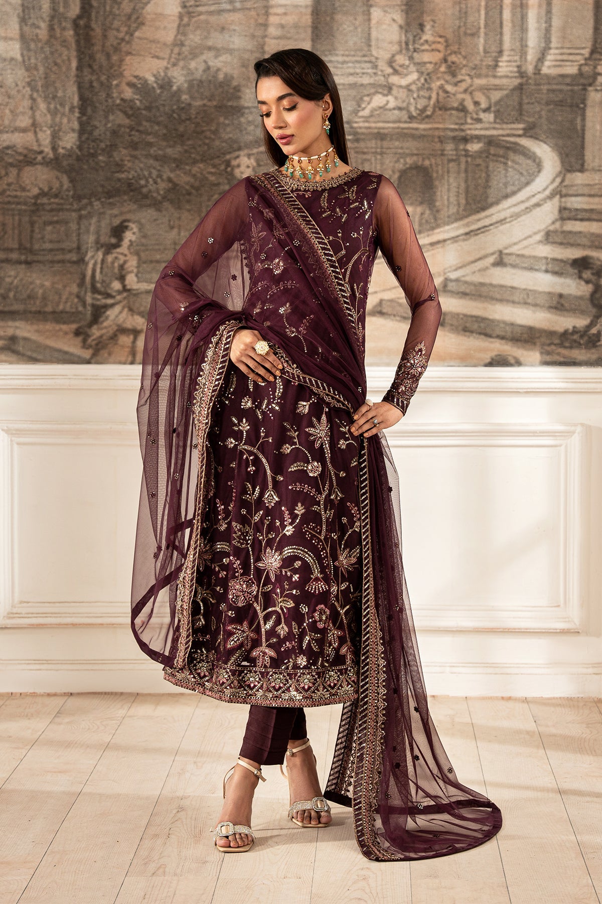 Zarif | Formal Edit 25 | ZFE-06 DAHLIA -  Zarif Ladies Clothes - Original Designer Dress - House of Maryam