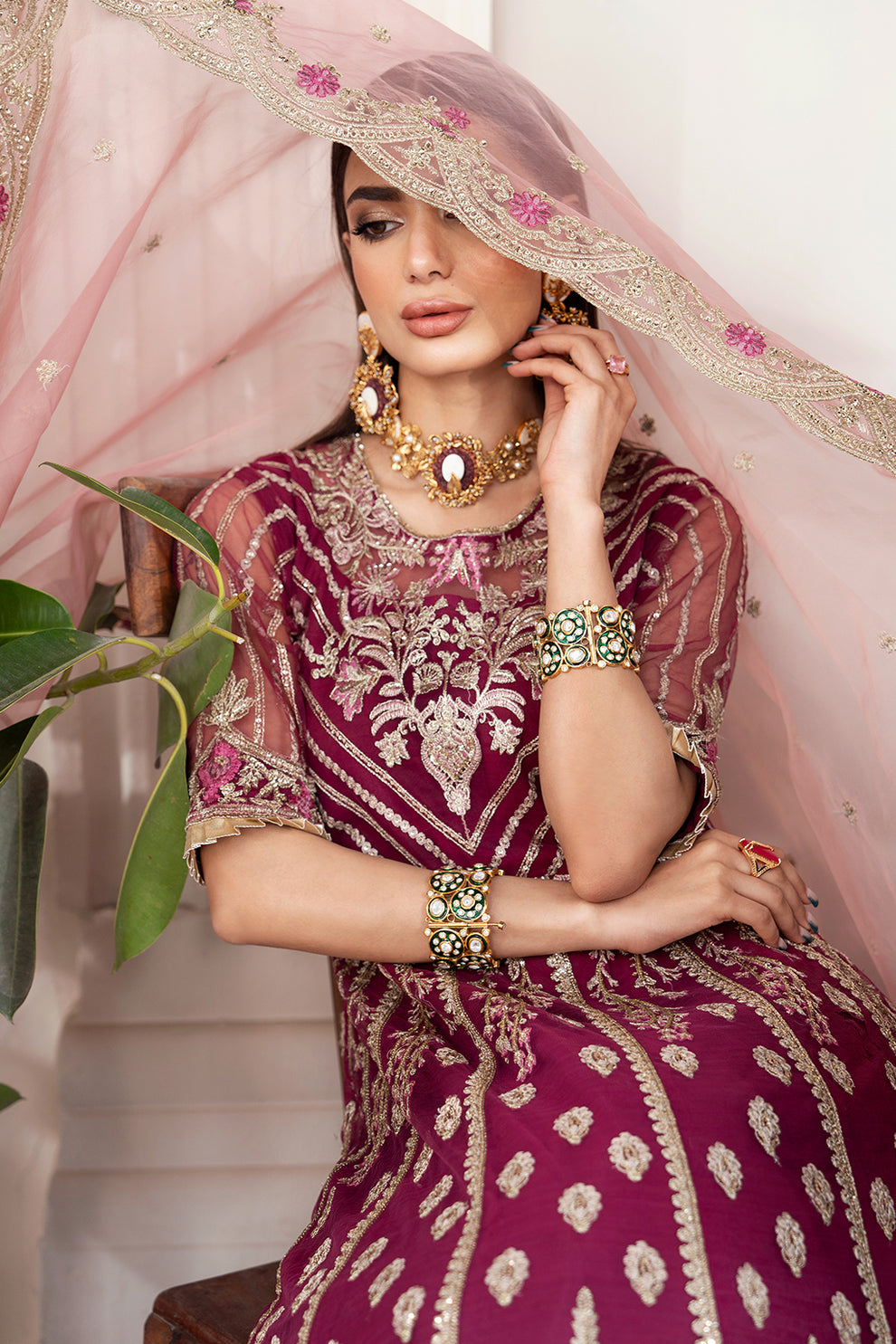 Avyana | Nazeen Festive Edit | Ruzena by Designer Avyana - House of Maryam - Pakistani Designer Ethnic Wear in {{ shop.shopifyCountryName }}