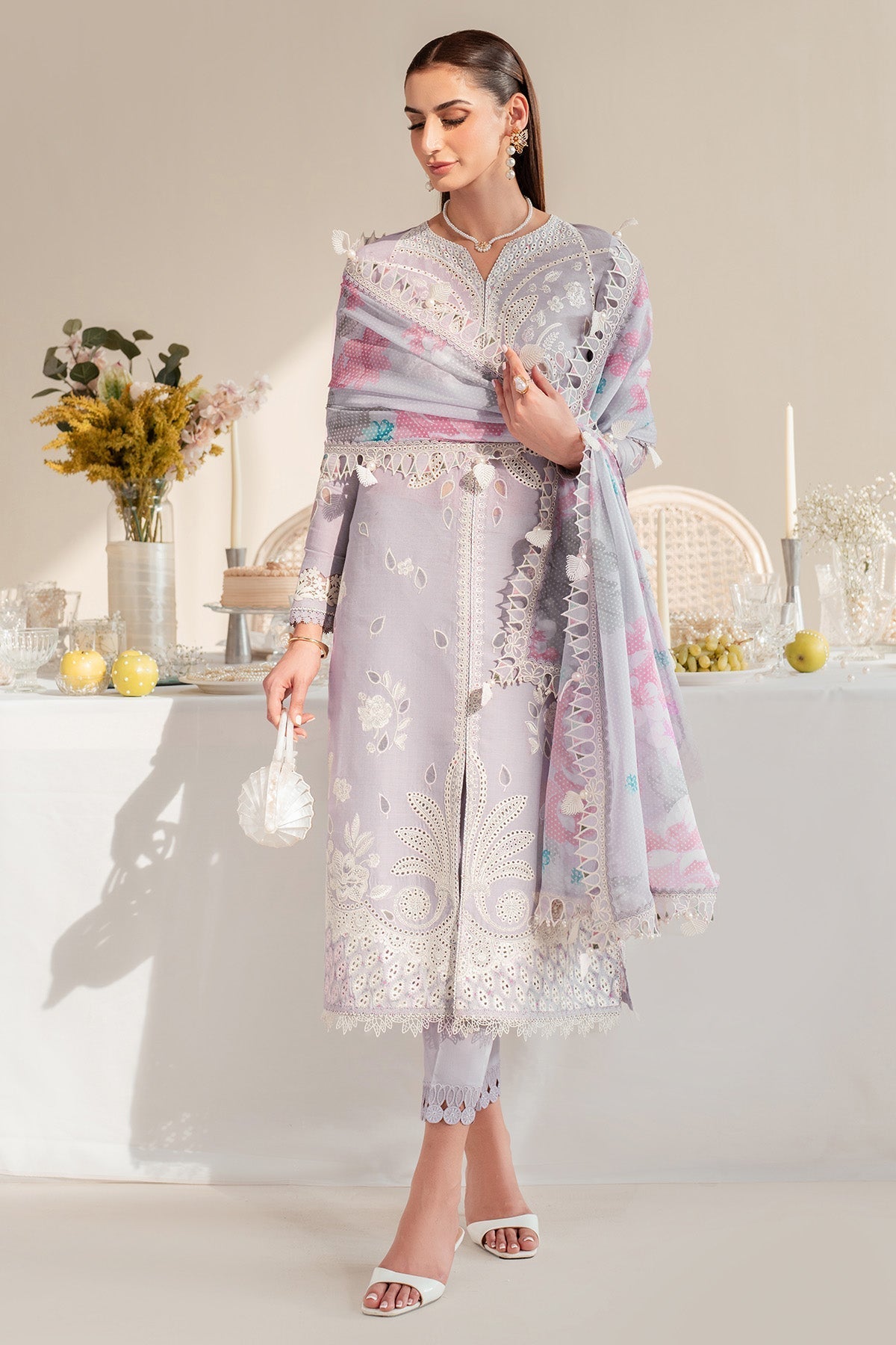 Jazmin | Iris Luxury Lawn 25 | IL'25-D06 -  Jazmin Ladies Clothes - Original Designer Dress - House of Maryam