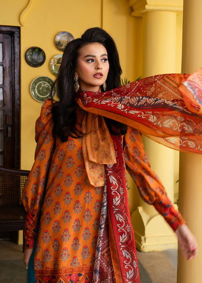 Maria Osama Khan | Retro Lawn 25 | Nehr -  Maria Osama Khan Ladies Clothes - Original Designer Dress - House of Maryam