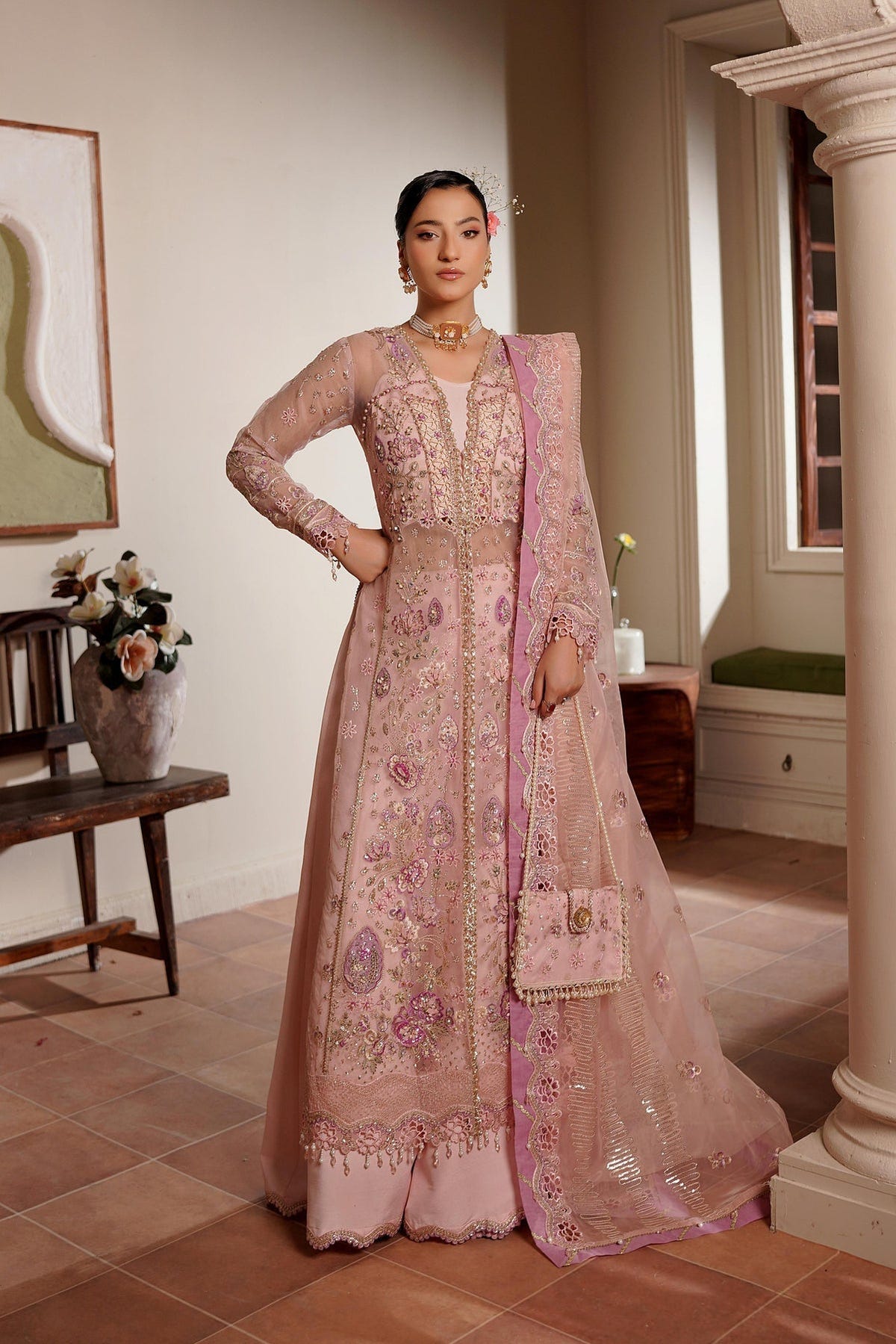 Maryams | Zeenat Luxury Formals | Sunehri-ZEE-1914
