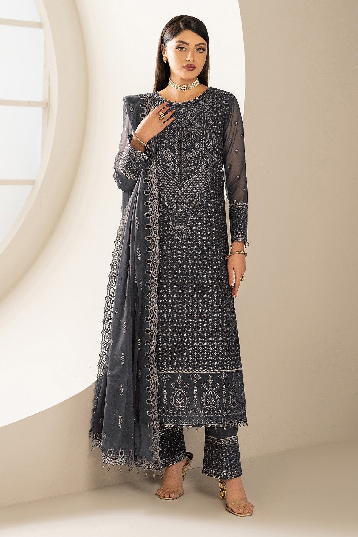 Alizeh | Formals Wear | AF-CH-2189-Akoya
