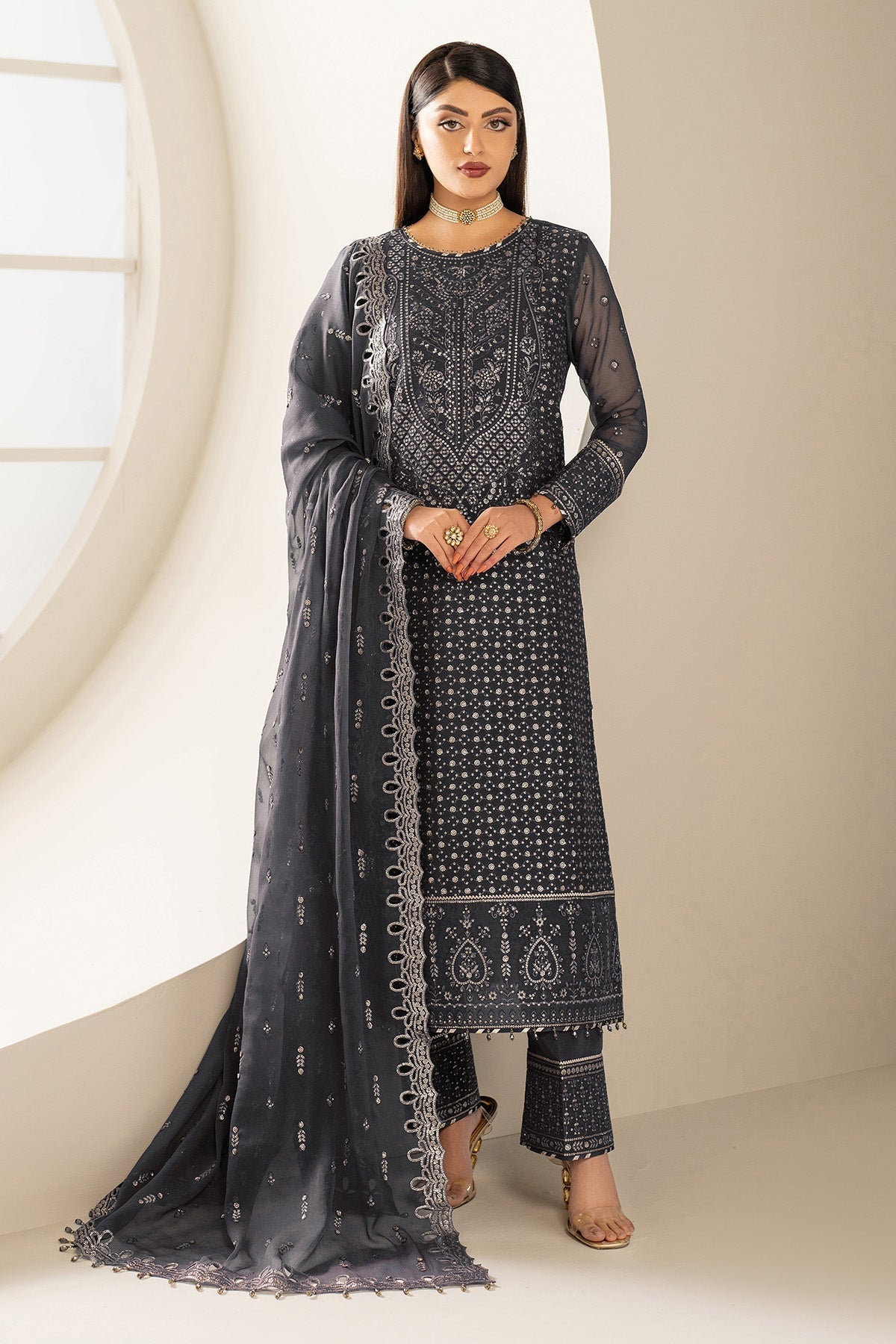 Alizeh | Formals Wear | AF-CH-2189-Akoya, image 4