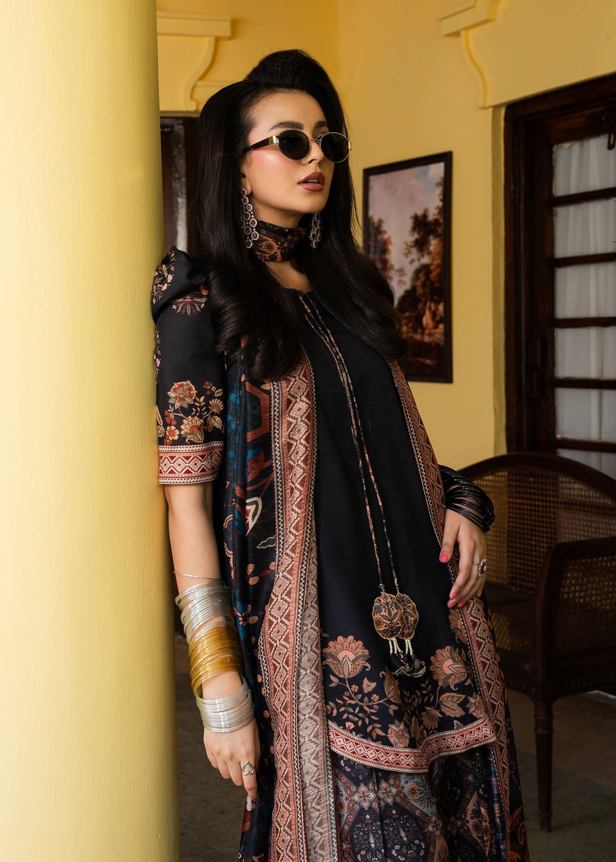 Maria Osama Khan | Retro Lawn 25 | Nazia -  Maria Osama Khan Ladies Clothes - Original Designer Dress - House of Maryam