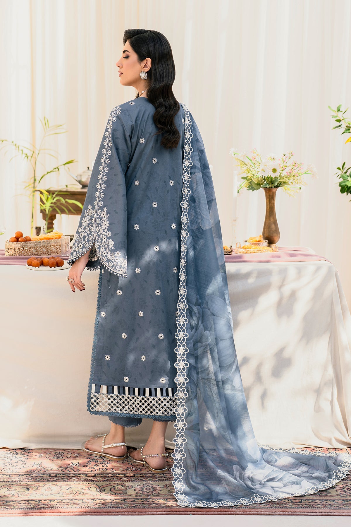 Zarif | Lamhay Luxury Eid Lawn 25 | 06 SAFAH -  Zarif Ladies Clothes - Original Designer Dress - House of Maryam