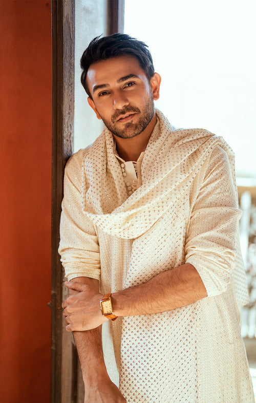 Maya | Dil ki Batain | AHLAM -  Maya MensWear - Original Designer Dress - House of Maryam