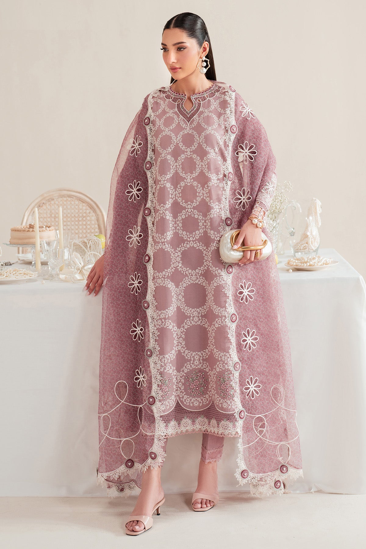 Jazmin | Iris Luxury Lawn 25 | IL'25-D10 -  Jazmin Ladies Clothes - Original Designer Dress - House of Maryam