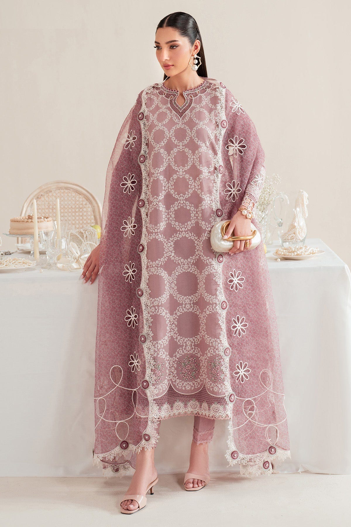 Jazmin | Iris Luxury Lawn 25 | IL'25-D10 -  Jazmin Ladies Clothes - Original Designer Dress - House of Maryam