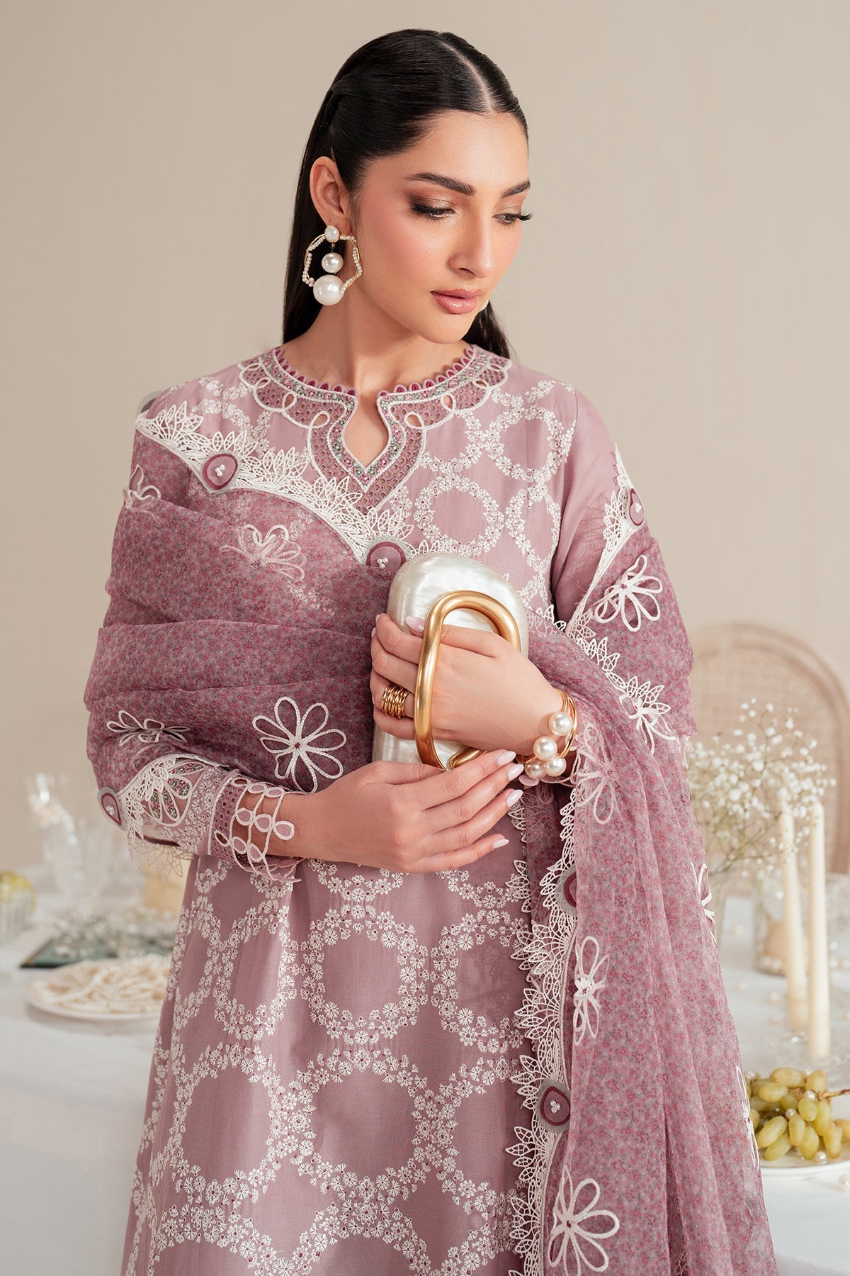 Jazmin | Iris Luxury Lawn 25 | IL'25-D10 -  Jazmin Ladies Clothes - Original Designer Dress - House of Maryam