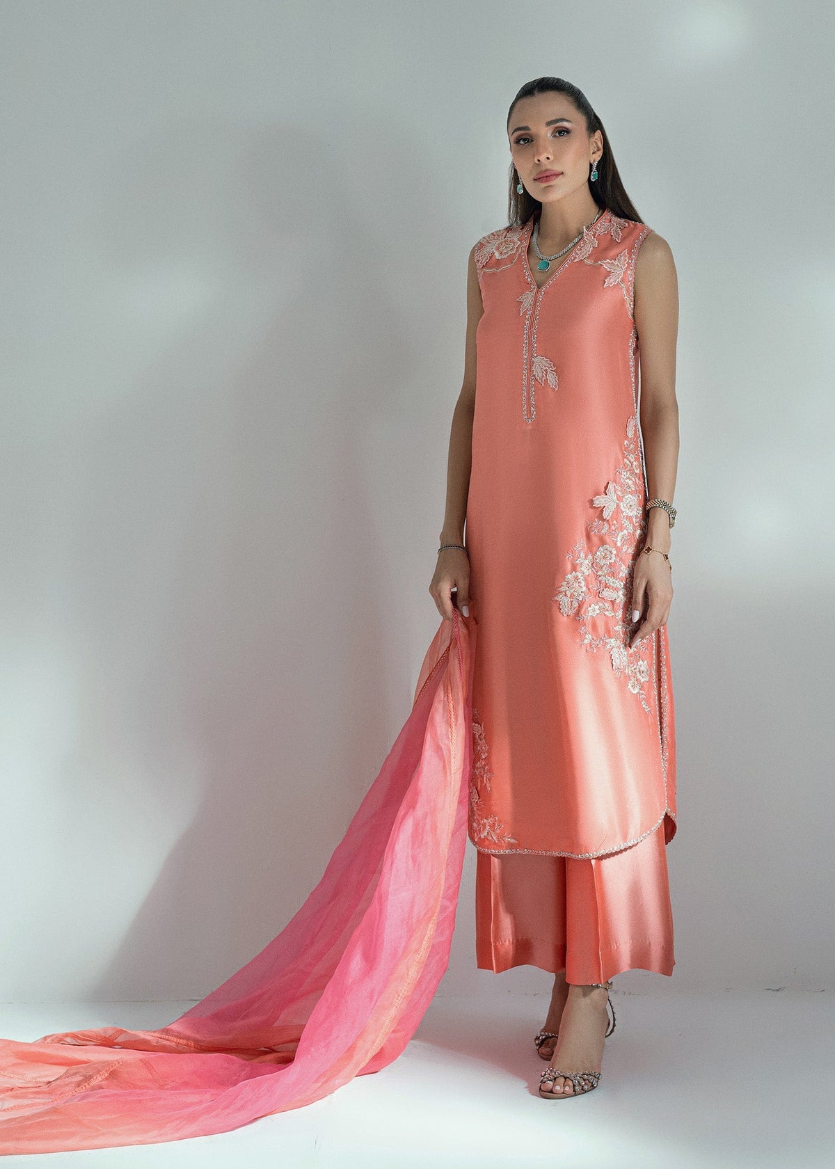 Umsha | Soiree De Rose | Lily Dust -  Umsha Ladies Clothes - Original Designer Dress - House of Maryam