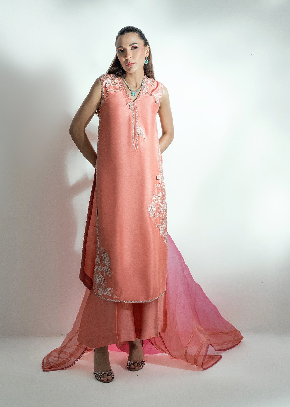 Umsha | Soiree De Rose | Lily Dust -  Umsha Ladies Clothes - Original Designer Dress - House of Maryam