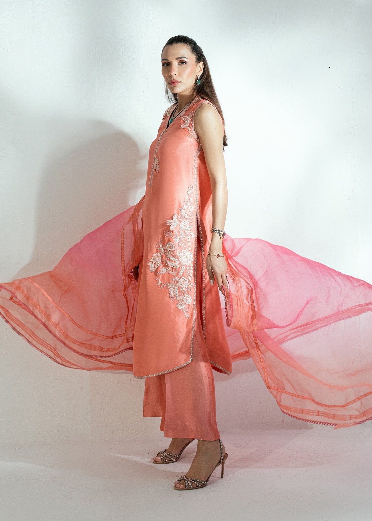 Umsha | Soiree De Rose | Lily Dust -  Umsha Ladies Clothes - Original Designer Dress - House of Maryam