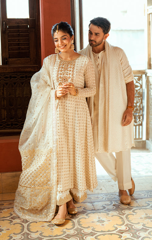 Maya | Dil ki Batain | AHLAM -  Maya MensWear - Original Designer Dress - House of Maryam