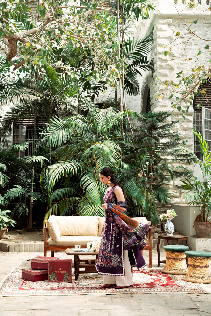 Florent | Eid Edits Luxury Lawn | FEE - 1A -  Florent Ladies Clothes - Original Designer Dress - House of Maryam