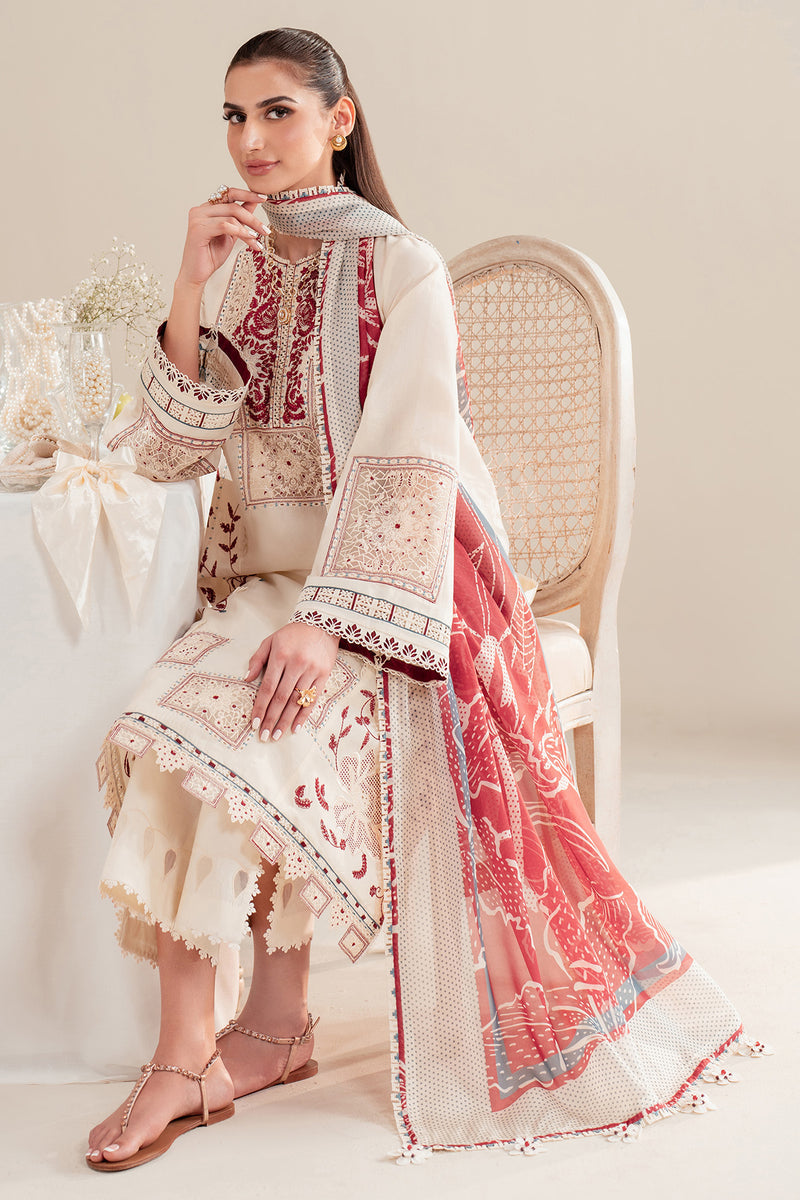 Jazmin | Iris Luxury Lawn 25 | IL'25-D02 -  Jazmin Ladies Clothes - Original Designer Dress - House of Maryam