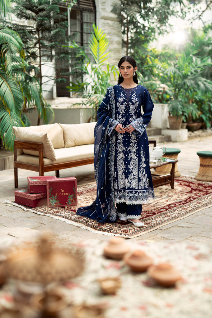 Florent | Eid Edits Luxury Lawn | FEE-9 -  Florent Ladies Clothes - Original Designer Dress - House of Maryam