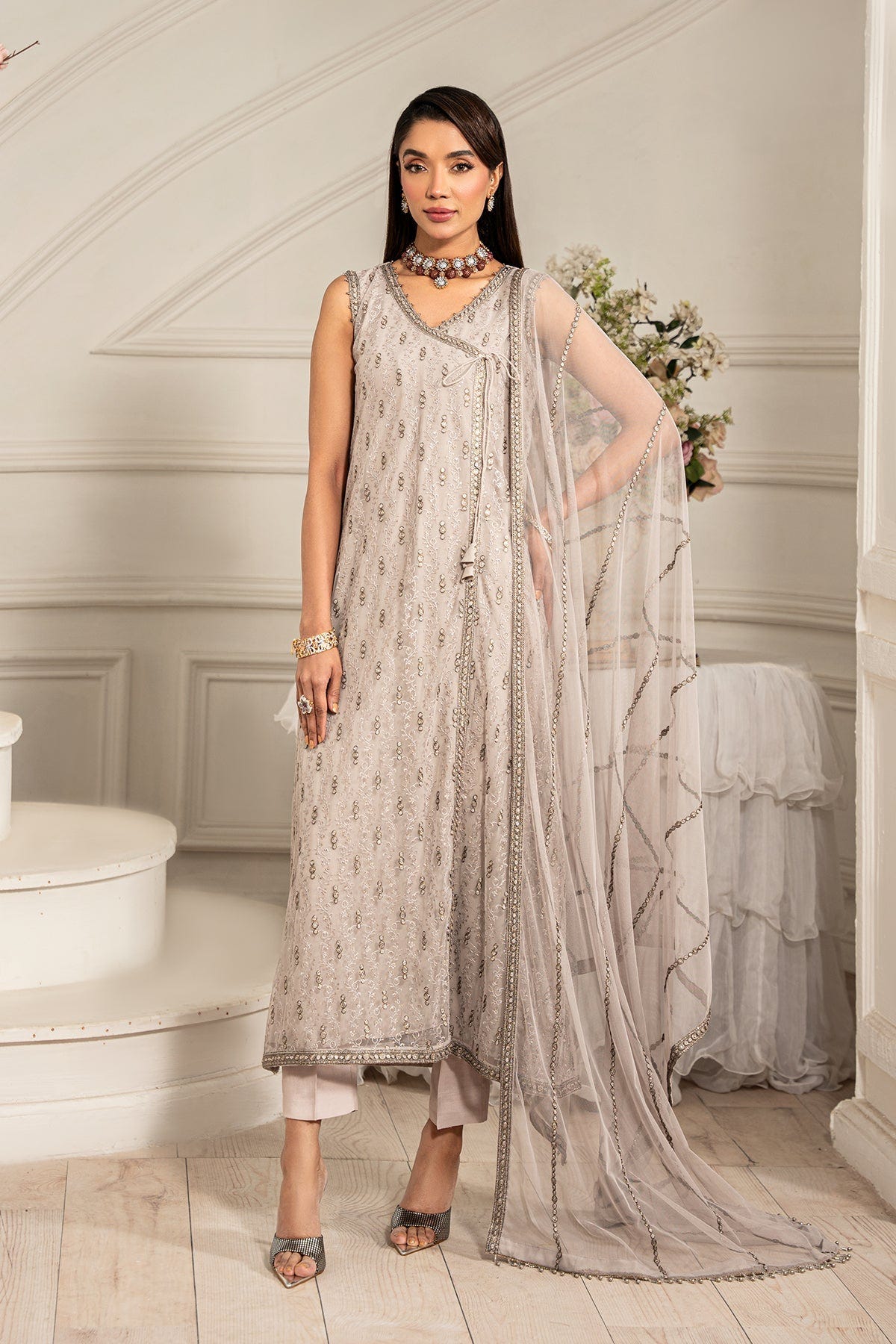 Zarif | Formal Edit 25 | ZFE-05 ALAINA -  Zarif Ladies Clothes - Original Designer Dress - House of Maryam