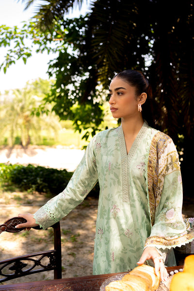 Neeshay | Summer Lines Printkari | SAGE BRUSH -  Neeshay Luxury - Original Designer Dress - House of Maryam