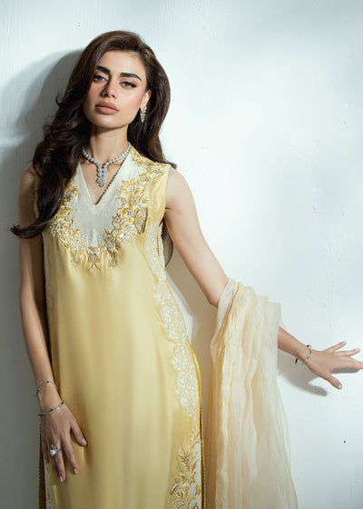 Umsha | Soiree De Rose | Golden Whisper -  Umsha Ladies Clothes - Original Designer Dress - House of Maryam
