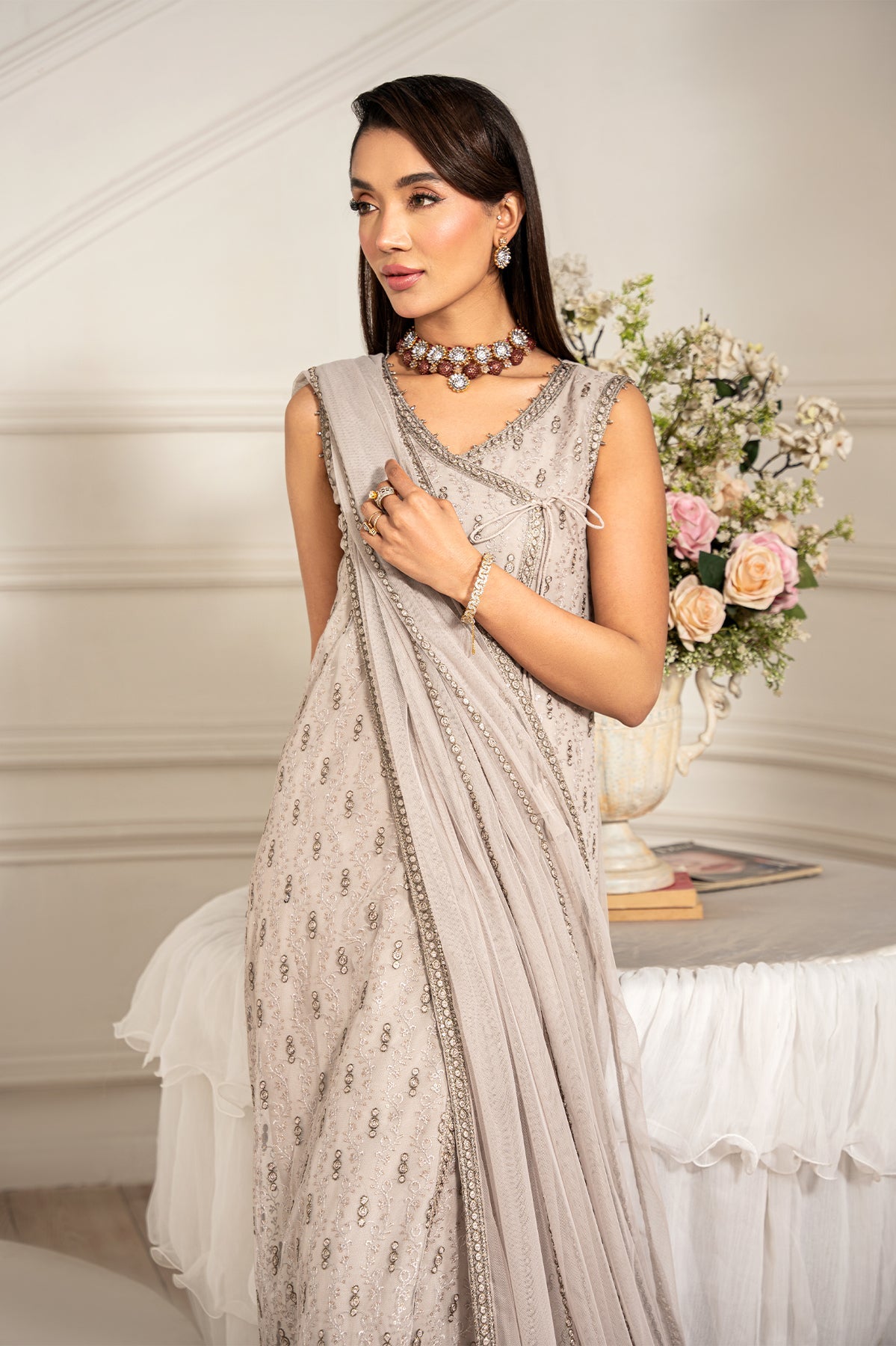 Zarif | Formal Edit 25 | ZFE-05 ALAINA -  Zarif Ladies Clothes - Original Designer Dress - House of Maryam