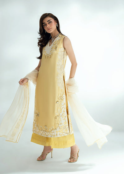 Umsha | Soiree De Rose | Golden Whisper -  Umsha Ladies Clothes - Original Designer Dress - House of Maryam