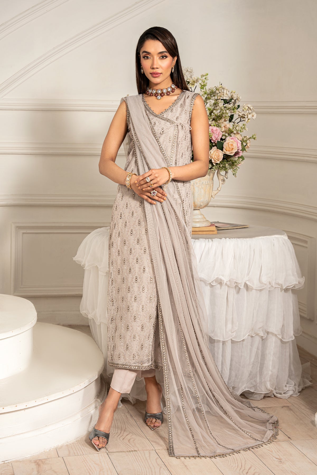 Zarif | Formal Edit 25 | ZFE-05 ALAINA -  Zarif Ladies Clothes - Original Designer Dress - House of Maryam