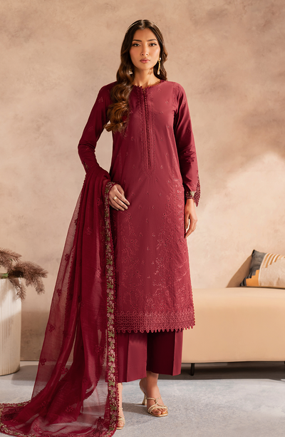 Zarif | Summer Lawn 25 | UNST-LWN-02 SAYAH -  Zarif Ladies Clothes - Original Designer Dress - House of Maryam