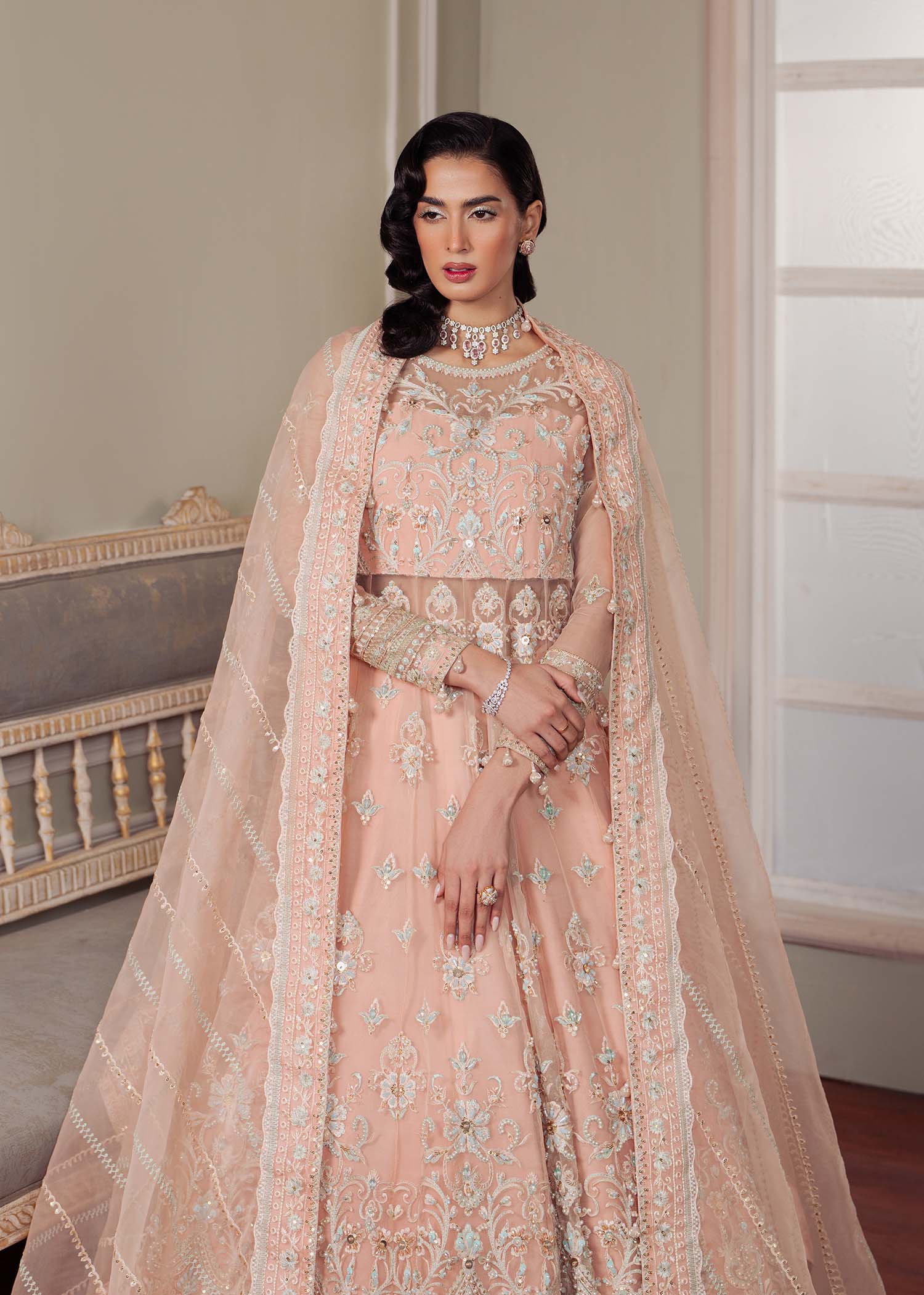 Dastoor | Airah Festive 25 | Cascade -  Dastoor Ladies Clothes -  House of Maryam