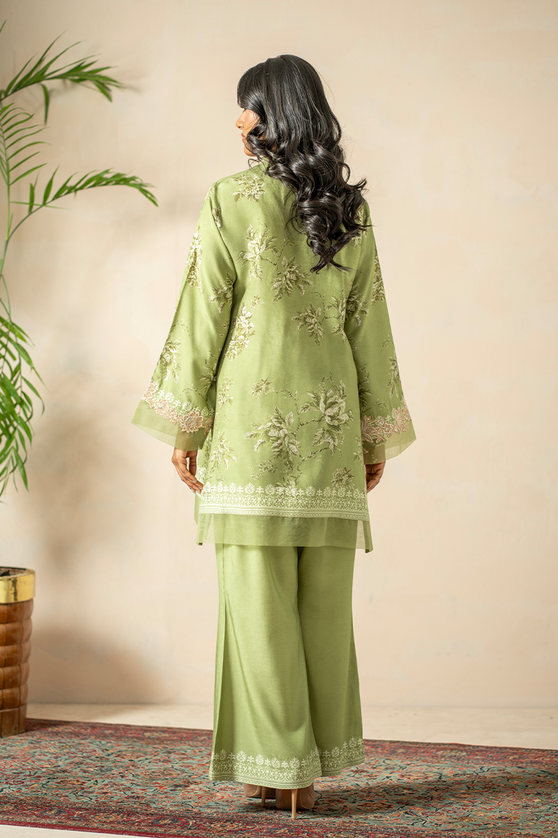 Shamaeel Ansari | Heritage Mist | Olive Bloom-2