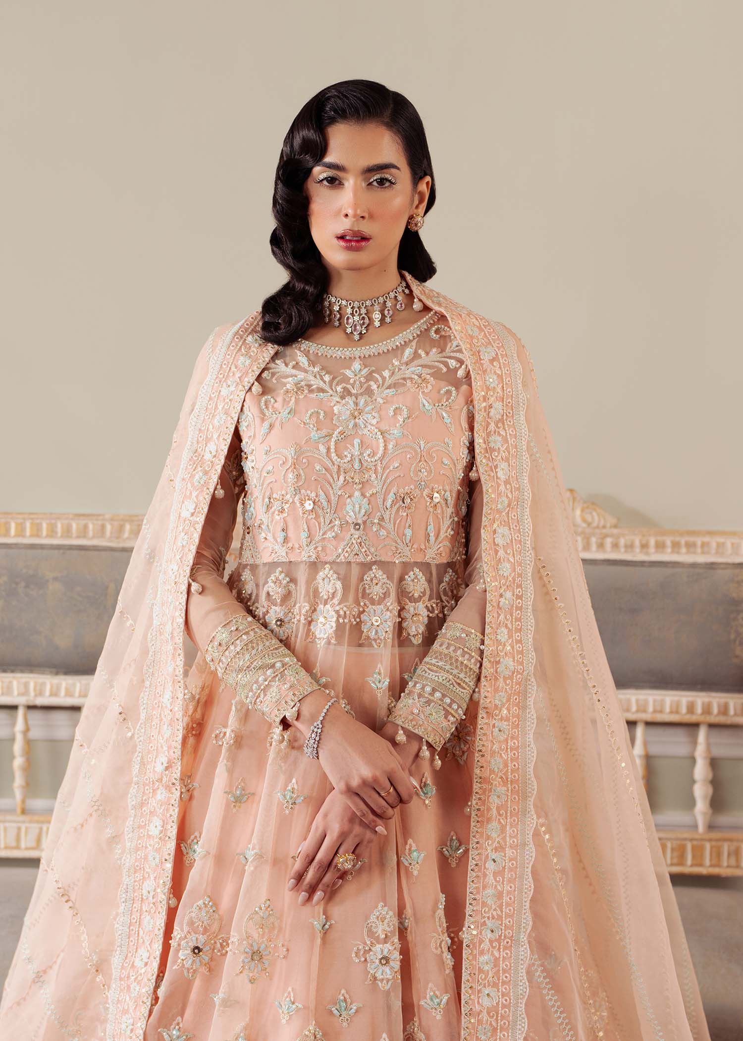 Dastoor | Airah Festive 25 | Cascade -  Dastoor Ladies Clothes -  House of Maryam
