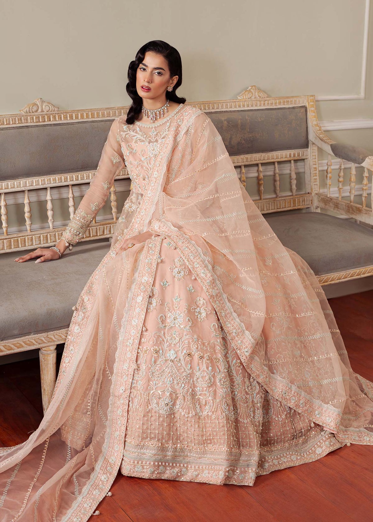 Dastoor | Airah Festive 25 | Cascade -  Dastoor Ladies Clothes - Original Designer Dress - House of Maryam