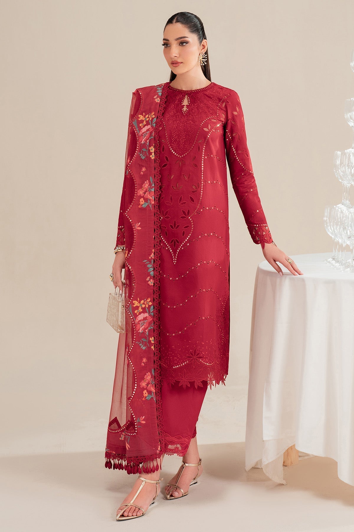 Jazmin | Iris Luxury Lawn 25 | IL'25-D03 -  Jazmin Ladies Clothes - Original Designer Dress - House of Maryam